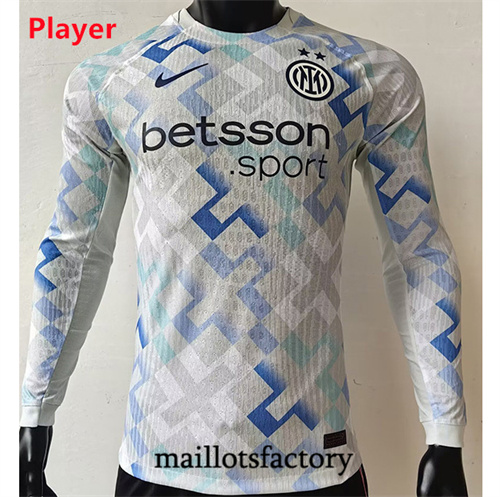 Maillot du Inter Milan Player 2025/26 Exterieur Manche Longue