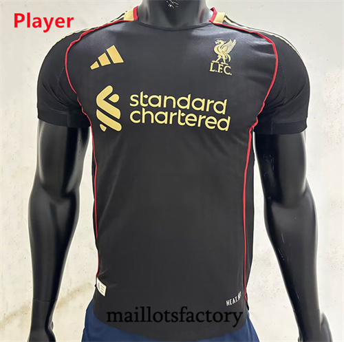 Maillot du Liverpool Player 2025/26 Noir
