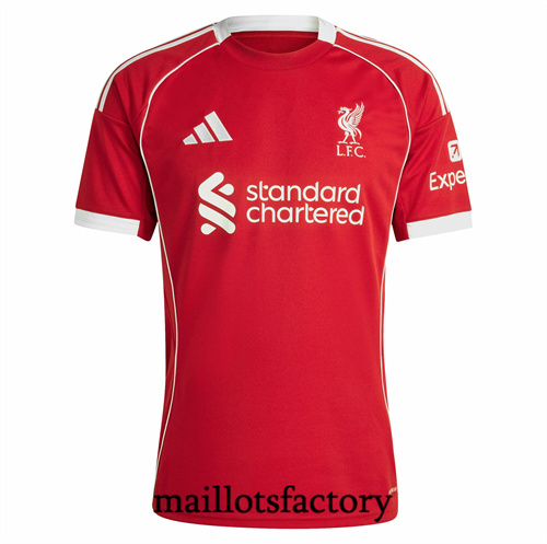 Maillot du Liverpool 2025/26 Domicile