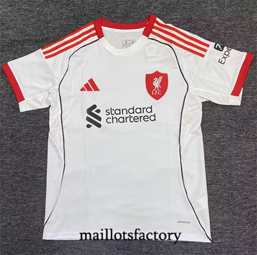 Maillot du Liverpool 2025/26 Blanc