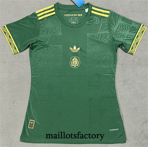 Maillot du Mexique Femme 2025/26 Gold Cup Vert