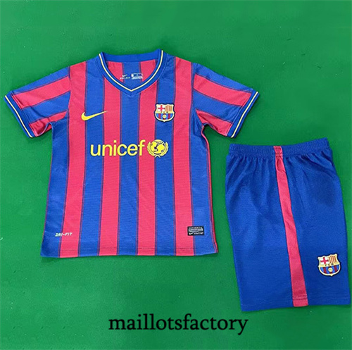 Maillot du Retro Barcelone Enfant 2009-10 Domicile