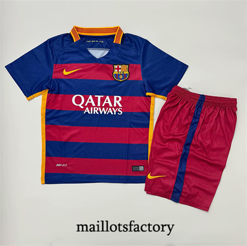 Maillot du Retro Barcelone Enfant 2015-16 Domicile