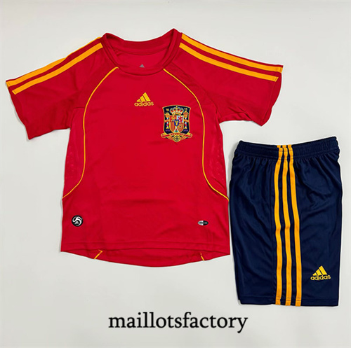 Maillot du Retro Espagne Enfant 2008 Domicile