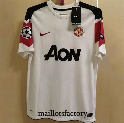 Maillot du Retro Manchester United 2010-11 Exterieur