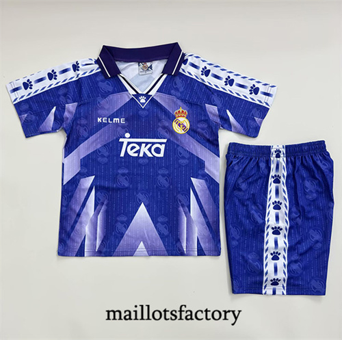 Maillot du Retro Real Madrid Enfant 1996-97 Exterieur