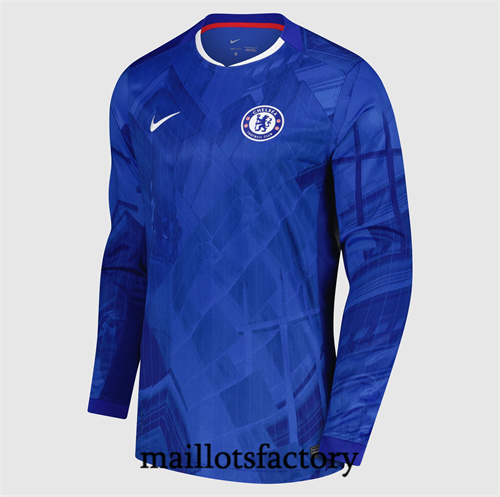 Maillot du Chelsea 2025/26 Domicile Manche Longue