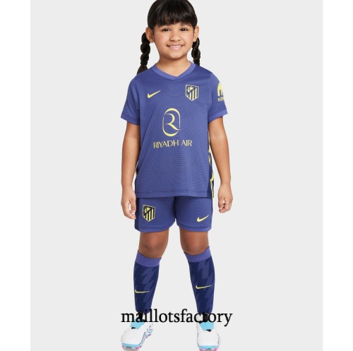 Maillot du Atletico Madrid Enfant 2025/26 Exterieur