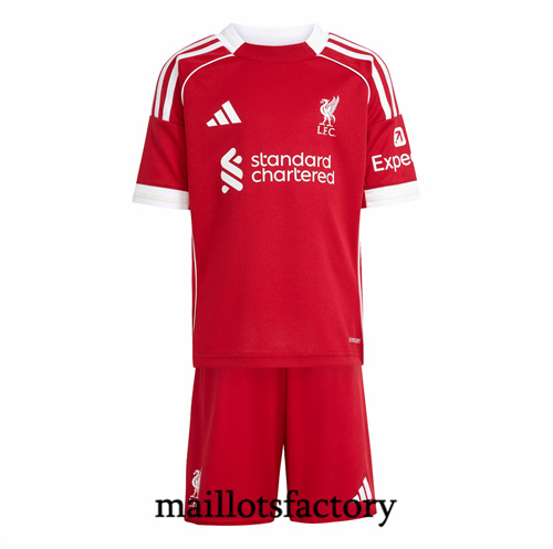 Maillot du Liverpool Enfant 2025/26 Domicile