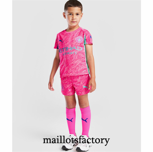 Maillot du Manchester City Enfant 2025/26 Gardien de but Pourpre