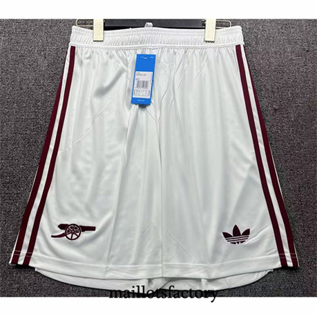 Maillot du Arsenal Short 2025/26 Blanc