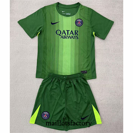 Maillot du PSG Enfant 2025/26 Gardien de but Vert