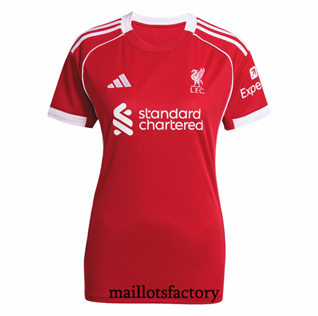 Maillot du Liverpool Femme 2025/26 Domicile