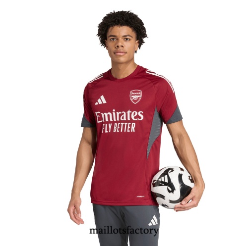 Maillot du Arsenal 2025/26 Training Rouge