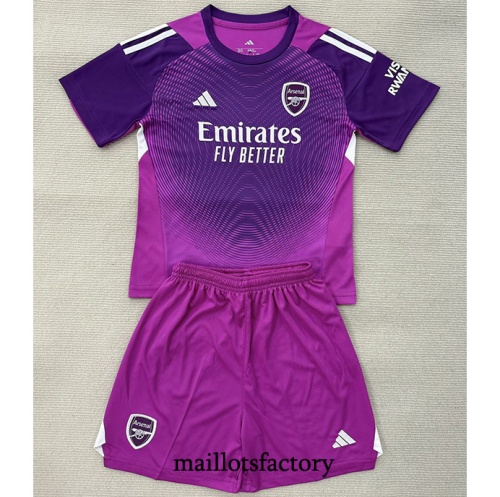 Maillot du Arsenal Enfant 2025/26 Gardien De But Violet