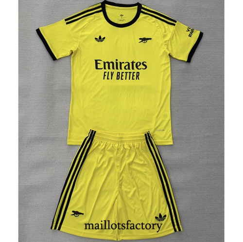 Maillot du Arsenal Enfant 2025/26 Jaune