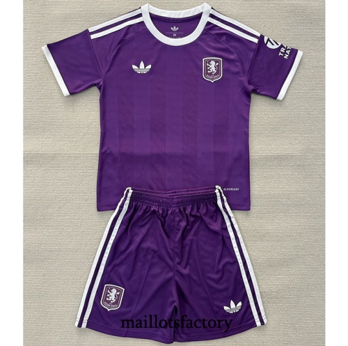 Maillot du Aston Villa Enfant 2025/26 Gardien De But Violet