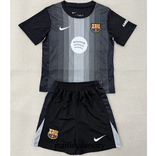 Maillot du Barcelone Enfant 2025/26 Gardien De But Noir
