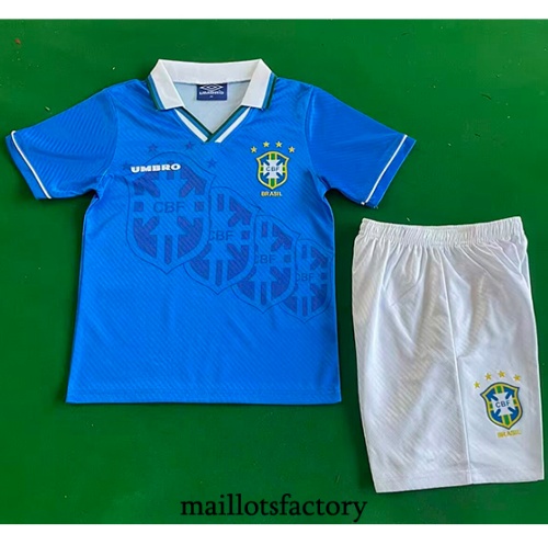Maillot du Retro Brésil Enfant 1996 Exterieur