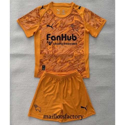 Maillot du Derby County Enfant 2025/26 Gardien De But Orange