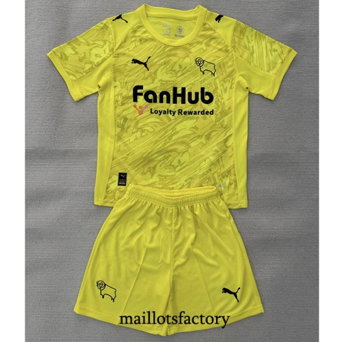 Maillot du Derby County Enfant 2025/26 Gardien De But Jaune