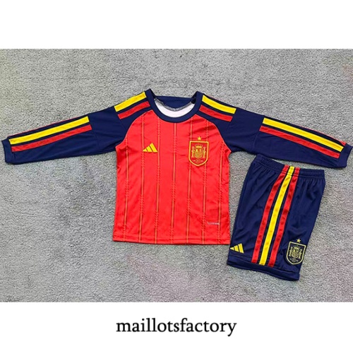 Maillot du Espagne Enfant 2026/27 Manche Longue Domicile