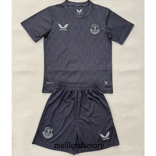 Maillot du Everton Enfant 2025/26 Gardien De But gris