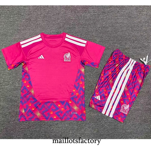 Maillot du Mexique Enfant 2026/27 Gardien De But Orange/Rouge