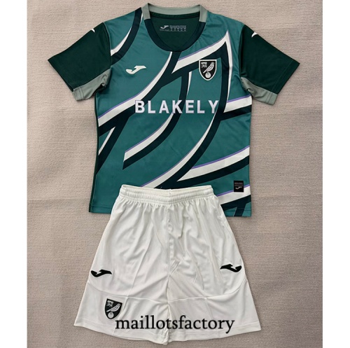 Maillot du Norwich City Enfant 2025/26 Exterieur