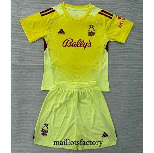 Maillot du Nottingham Forest Enfant 2025/26 Gardien De But Jaune