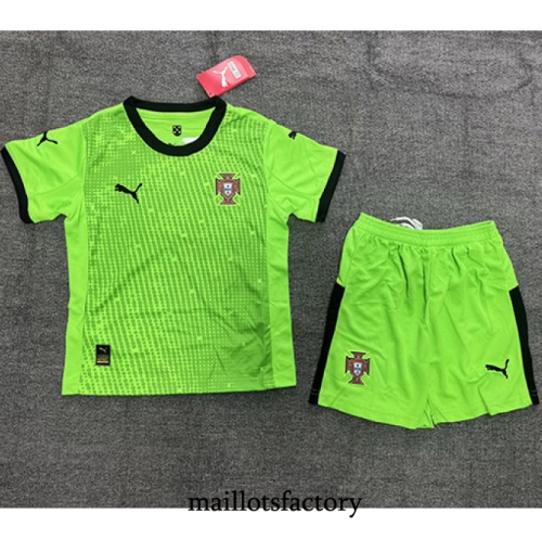 Maillot du Portugal Enfant 2025/26 Gardien De But Vert