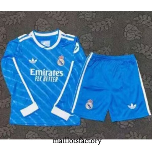 Maillot du Real Madrid Enfant 2025/26 Third Manche Longue