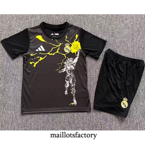 Maillot du Real Madrid Enfant 2025/26 collaboration noir