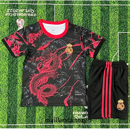 Maillot du Real Madrid Enfant 2025/26 dragon Rouge