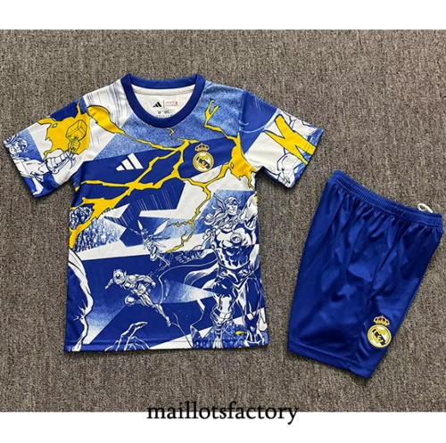 Maillot du Real Madrid Enfant 2025/26 coopérer Bleu