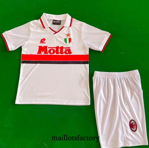 Maillot du Retro AC Milan Enfant 1993-94 Exterieur