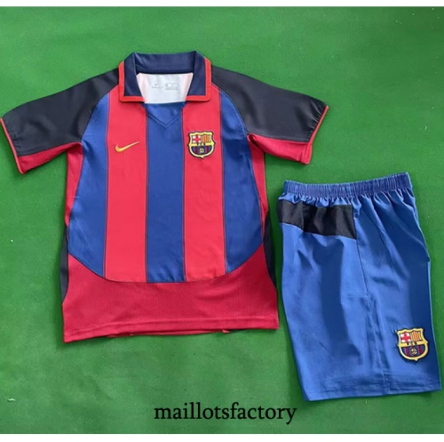 Maillot du Retro Barcelone Enfant 2003-04 Domicile