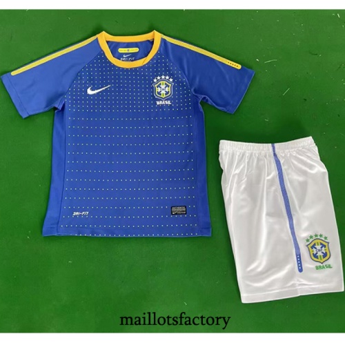 Maillot du Retro Brésil Enfant 2010 Exterieur