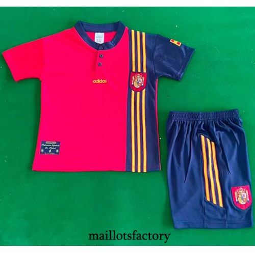 Maillot du Retro Espagne Enfant 1996 Domicile