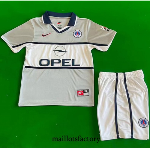 Maillot du Retro PSG Enfant 2000-01 Exterieur