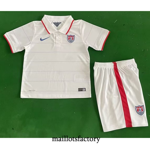 Maillot du Retro États-Unis Enfant 2014 Domicile