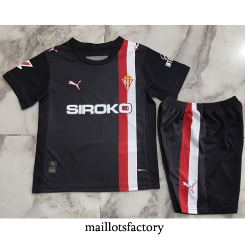 Maillot du Sporting Gijon Enfant 2025/26 Exterieur