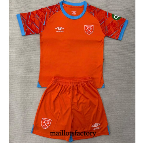 Maillot du West Ham United Enfant 2025/26 Gardien De But orange