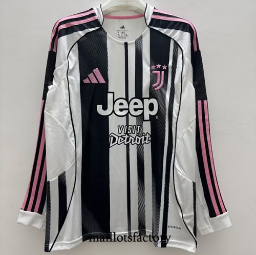 Maillot du Juventus 2025/26 Domicile Manche Longue
