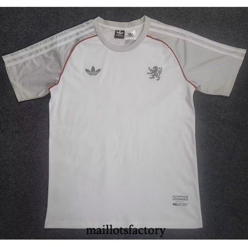 Maillot du Lyon 2025/26 Gris/Blanc