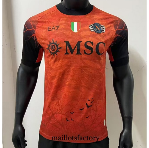 Maillot du Player Naples 2025/26 Halloween Orange