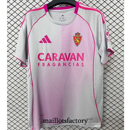 Maillot du Real Saragosse 2025/26 Rose