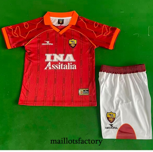 Maillot du Retro AS Rome Enfant 1999-00 Domicile