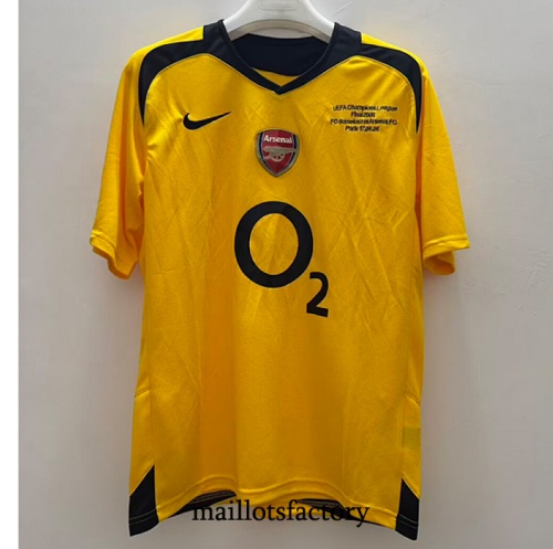 Maillot du Retro Arsenal 2005-06 Exterieur Ligue des champions