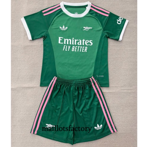 Maillotsfactory Site Maillot du Foot Arsenal Enfant 2026/27 Gardien De But Vert
